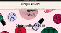 Desktop Screenshot of cirquecolors.com